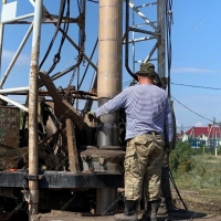 Supply of a well slotted filters to residents of Uyutny settlement